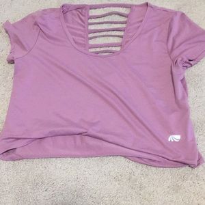 Purple athletic women’s shirt